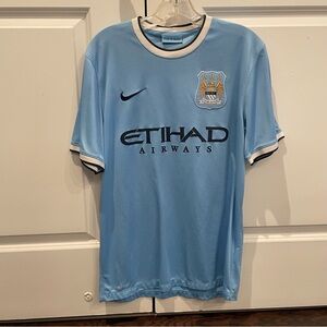 Nike Manchester City FC soccer jersey Nike dri-fit men’s size large